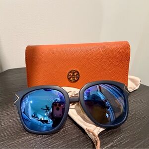 Tory Burch Polarized Sunglasses with Orange Case